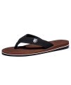 Needbo Mens Flip Flops Thong Sandals Comfortable Lightweight Beach Sandal (8 M Us, Brown)