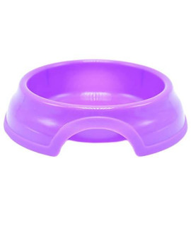 Bright Sun Set 20 Bowls Pet Dog Cat Feeding Water Dish Bowl Plastic Plate Bowl 10.4 oz - Purple #PMNH