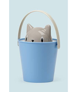 United Pets Crick Cat Food Storage Container With Scoop Made In Italy Designer: Stefano Giovannoni Greyblue Cat Food Storage Container