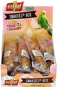 A&E cage 644120 Vitapol Smakers Parakeet Treat Sticks - Fruit - Pack of 12