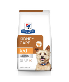 Hill's Prescription Diet k/d Kidney Care with Lamb Dry Dog Food, Veterinary Diet, 8.5 lb. Bag (Packaging May Vary)