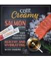 Catit Creamy Lickable Cat Treat - Hydrating and Healthy Treat for Cats of All Ages - Salmon, 5-Pack