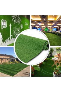 Synthetic Artificial grass Turf 11FTX51FT, Indoor Outdoor Balcony garden Pet Rug Turf Home Decor, Faux grass Rug carpet with Drainage Holes
