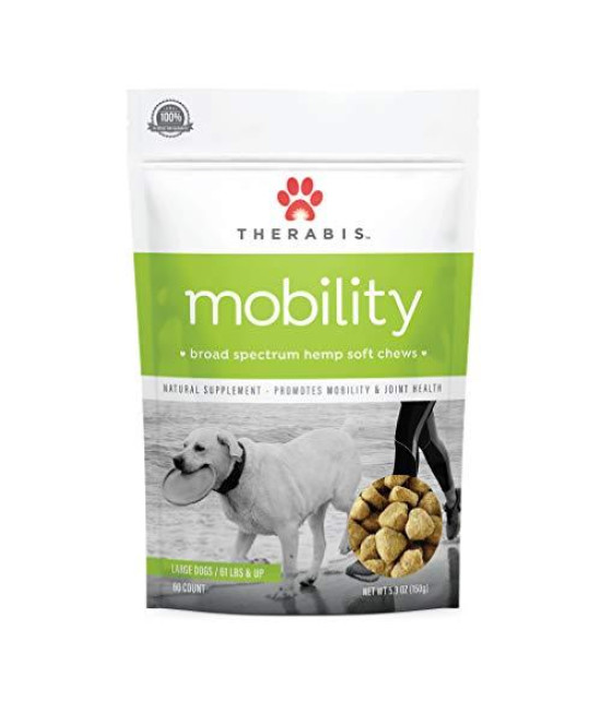 Therabis Mobility Soft Chews for Large Dogs (Over 60lbs)