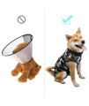 HEYWEAN Dog Surgical Recovery Suit for Dogs Keep Dog from Licking Abdominal Wound Protector E-Collar Alternative After Surgery Wear Pet Supplier