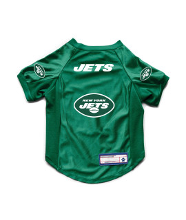 Littlearth Unisex-Adult NFL New York Jets Stretch Pet Jersey, Team color, X-Small