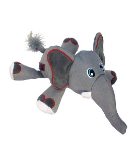 KONG - Cozie Ultra Ella Elephant - Squeaky Plush Dog Toy with Reinforced Seams - for Large Dogs