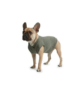 Espawda Casual Stretch Comfort Cotton Dog Sweatshirt Sweater Vest For Small Dogs, Medium Dogs, Big Dogs (X-Large, Olive)