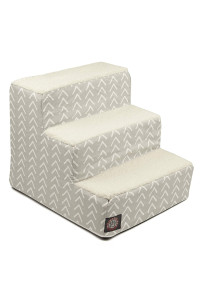 Majestic Pet Portable Pet Stairs | Soft Sherpa Steps Foam Feeling | Steps for Dogs & Cats | Dog & Cat Ramp | Perfect for Bed & Sofa | Indoor Only | Max Weight: up to 250 Lbs