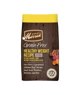 Merrick Grain Free Dry Dog Food Healthy Weight Recipe - 4 lb. Bag