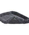 New World Pet Products Large Gray Dog Bed 42-Inches Long | Dog Bed Fits a 42-Inch Wire Dog Crate | Ideal for Large Dogs & Cats (B40242-GY)