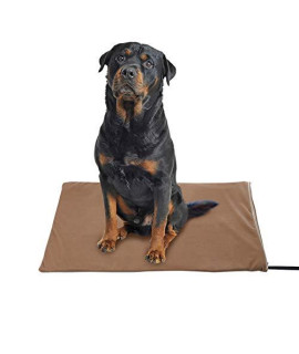 Zobire Pet Heating Pad, Dog Heating Pad, Indoor Waterproof Electric Heated Pet Bed, Met Safety Listed(27.6IN X 15.75IN)