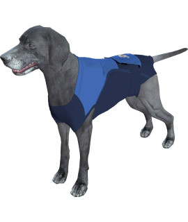 SurgiSnuggly No Cone for Dogs After Surgery, Dog Onesie with American Textile, It's an E Collar Alternative That Protects Your Pet's Wounds and Bandages, Inventors of The Original Snuggly Suit ML BB