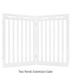 Arf Pets Two-Panel Extension Kit for The 4 Panel Gate Model APDGWD4PWH