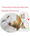 2 pcs Catnip Balls, Pure Natural Mint Leaf Rotating Interactive Cat Toys, Cat Removal Hairball Toys Can Be Sticky On Wall, Teeth Cleaning Catmint Toy for Cat, Kitten, Kitty Playing Chewing