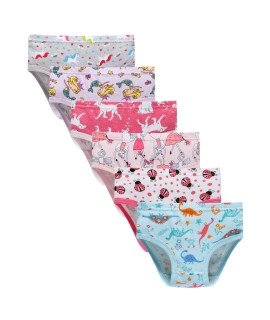 Sladatona Girls Underwear Cotton Soft Toddler Panties Kids Briefs Princess Undies 3-4T Multicoloreda