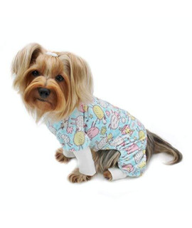 Klippo Dog/Puppy Minky Funny Sheep Plush Pajamas/Bodysuit/Loungewear/PJ/Coverall/Jumper/Romper for Small Breeds (S)