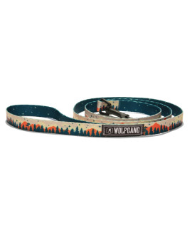 Wolfgang Man Beast Premium Leash for Small Medium Large Dogs, Made in USA, Overland Print, Small (58 Inch x 4 Feet)