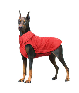 IREENUO Dog Raincoat - Waterproof Dog Coat, Winter Dog Rain Coat Dog Jacket for Medium Large Dogs, XL
