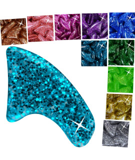 zetpo Cat Nail Caps | Cat Claw Covers | with Adhesives and Applicators (L, 5X Glitter Random Colors | 100 pcs)
