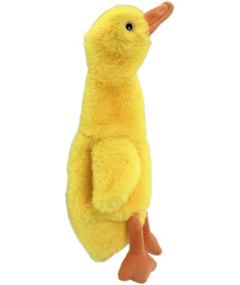 PetSport No Stuffies Stuffing Free Dog Toy with Squeaker Inside for Medium to Large Dogs (Duck)
