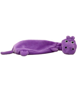 PetSport No Stuffies Stuffing Free Dog Toy with Squeaker Inside for Medium to Large Dogs (Hippo)