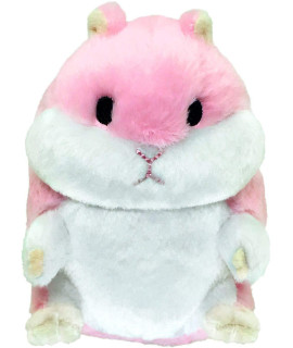 PetSport Big Fat Hamster Plush Toy with Squeaker for Small Dogs (Pink)