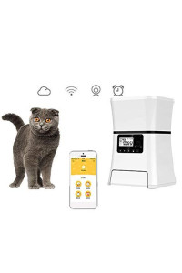 LLP LM Automatic FeedersMobile Phone Remotely Cat Dog Feeder Pet Intelligent Timing Weighing Feeder Quantitative Dog Food Automatic Feeder by MAG.AL