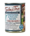 Tender & True Pet Nutrition 854033 13.2 oz Ocean Whitefish & Potato Recipe grain-Free canned Dog Food - Pack of 1212