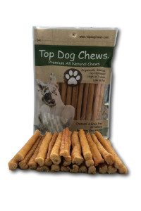 Top Dog Chews Turkey Tendon Round -Soft -Made in The USA - Large 1LB/ 16oz/ 453g