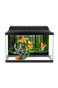 GOTOTOP Fish Tank Background Aquarium Poster Forest Ocean Background PVC Adhesive Underwater Backdrop Decoration Paper Art Print Poster Dedicated to Fish Tanks(122x46cm)