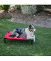 36" (M/L) Lucky Dog Comfort COT Elevated Pet Bed | Ballistic Fabric | Washable Removable Cover
