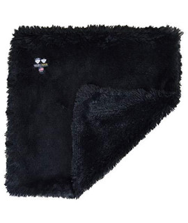 Bessie and Barnie Black Bear Luxury Shag Ultra Plush Faux Fur Pet, Dog, Cat, Puppy Super Soft Reversible Blanket (Multiple Sizes)