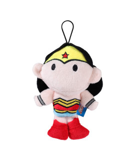 Dc comics for Pets Wonder Woman Large Plush Figure Dog Toy, Squeaky Plush Dog Toys, Fun and Adorable Dog Toy, cute Dog Stuff and Dog Accessories for Dog Toy Box, Red