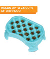 Neater Pet Brands - Neater Raised Slow Feeder Dog Bowl - Elevated and Adjustable Food Height - (2.5 Cup, Aquamarine)