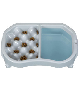 Neater Pet Brands - Neater Slow Feeder - Fun, Healthy, Stress Free Dog Bowl Helps Stop Bloat Prevents Obesity Improves Digestion (Double Diner, Vanilla Bean)