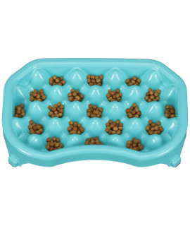 Neater Pet Brands - Neater Slow Feeder - Fun, Healthy, Stress Free Dog Bowl Helps Stop Bloat Prevents Obesity Improves Digestion (25 cup, Aquamarine)