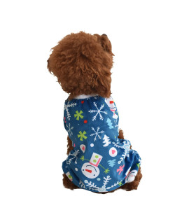 Cutebone Dog Pajamas Dog Coat Xmas For Puppy Dog Apparel Dog Jumpsuit Pet Clothes Pajamas Puppy Clothes P85S