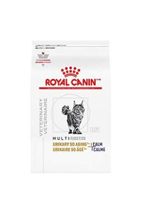 Royal Canin Veterinary Diet Feline Urinary SO Aging 7+ + Calm Dry Cat Food 17.6 lb