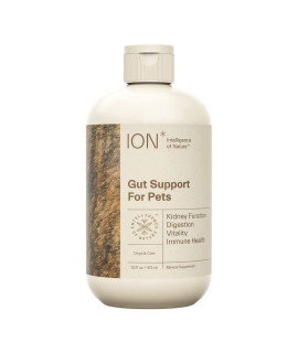 ION Intelligence of Nature Gut Support for Pets | Strengthens Digestion, Supports Kidneys, Aids Immune Function, and Defends from Food Toxins (16 Ounce)