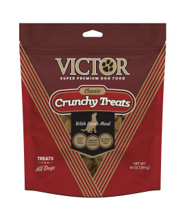 Victor Super Premium Dog Food - classic crunchy Dog Treats with Lamb Meal - gluten-Free Treats for Small Medium and Large Breed Dogs 14oz