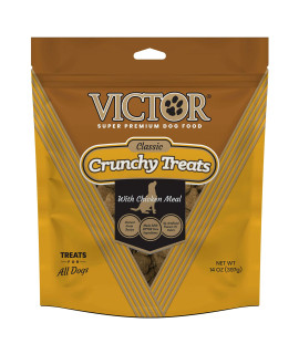 Victor Super Premium Dog Food - classic crunchy Dog Treats with chicken Meal - gluten Free Treats for Small Medium and Large Breed Dogs 14oz