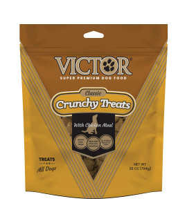 Victor Super Premium Dog Food - classic crunchy Dog Treats with chicken Meal - gluten Free Treats for Small Medium and Large Breed Dogs 28oz