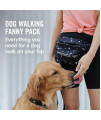 Canada Pooch Everything Dog Walking Fanny Pack - Dog Fanny Pack with Dog Poop Bag Dispenser & Dog Treat Pouch, Great as Dog Training Fanny Pack, Adjustable up to 54