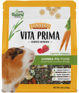 Sunseed Vita Prima complete Nutrition guinea Pig Food, 4 LBS