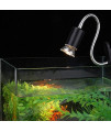 Sheens Reptiles Clamp Heat Lamp Fixture Adjustable Stand Reptile Light for Aquarium for Reptiles Lizard Turtle Snack Aquarium(US Plug110V)