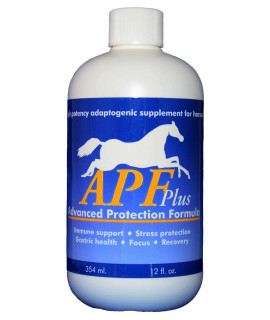 APF Plus Equine Adaptogen Formula | Provide Immune Support with Proper Glucose Metabolism | Overall Stress Protection for Your Horse| Promote and Support Healthy Digestive System, 12oz