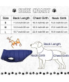 2 Pieces Winter Dog Jacket 2 Layers Fleece Lined Warm Small Pet Dog Jacket Windproof Dog Coats for Cold Weather(Navy, Red, Small)