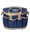 Huntley Equestrian Deluxe Grooming Bag, Navy Blue, One Size