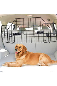 TOOCA Dog Barrier Metal Vehicle Separation Barrier Adjustable for SUV/Truck/Jeep, Iron with Powder Coating Paint Process